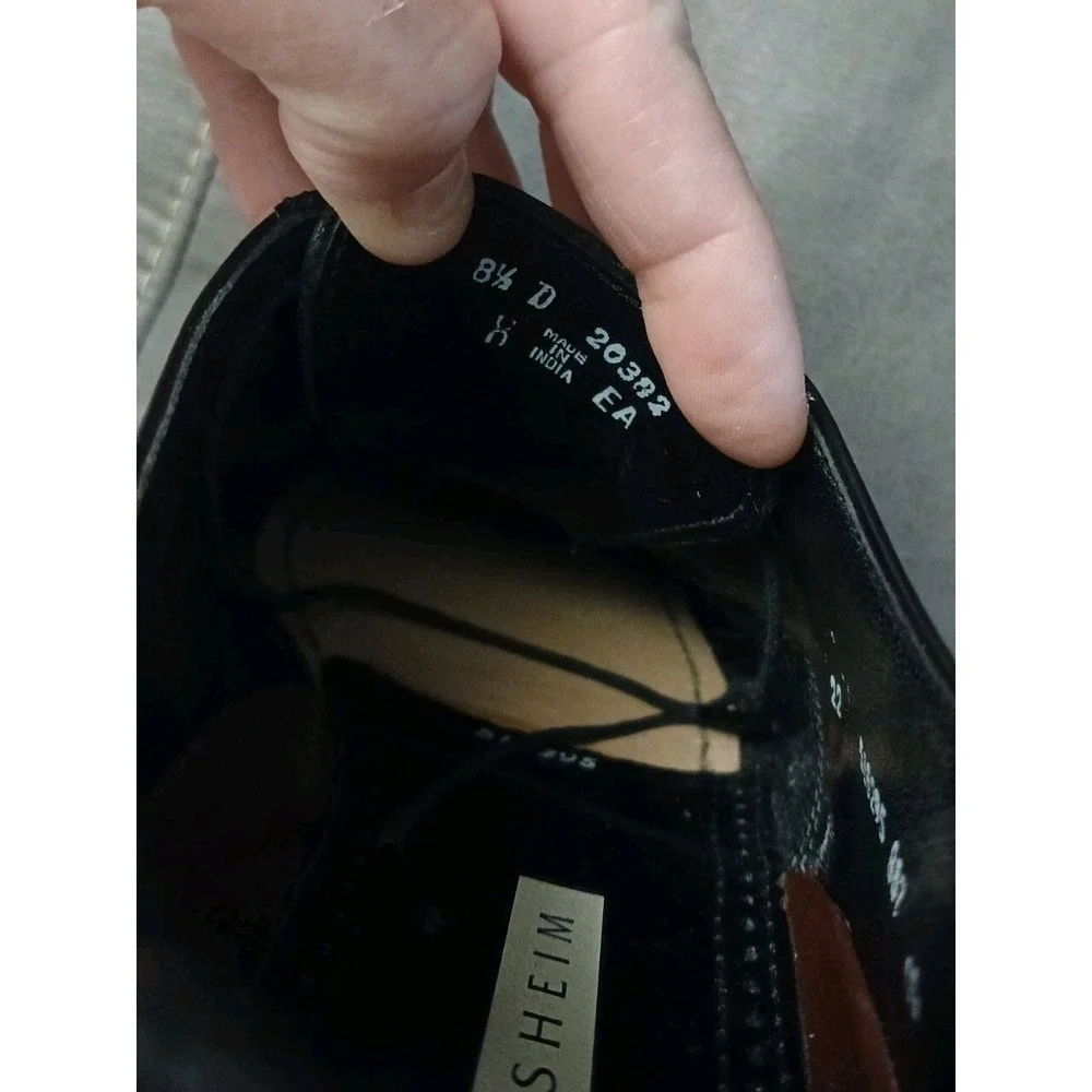 Florsheim Mens Black Leather Cap Toe‎ Oxford Dress Shoes 20382 Size 8.5 D